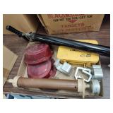 Brake lights, gauge, first aid kit and other