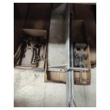 Vise, tire irons and other