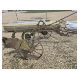 Antique 2 bottom plow
