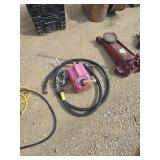 Gas hose, nozzles, and gas tank