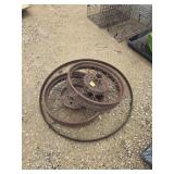 Metal wheels and outer ring