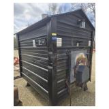 Wood burner, rusted out