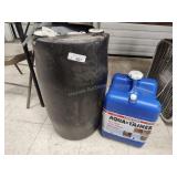 Barrel and water jug