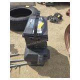 Battery and battery bix