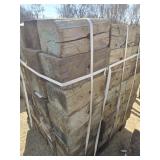 Pallet of wood blocks