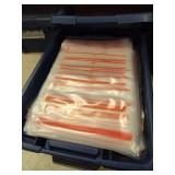 Tote of plastic storage bags