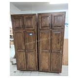 2 cabinets 32in w x 7ft t