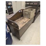 Wood bench and box