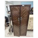 Metal wardrobe