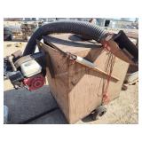 Mower vacuum trailer