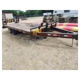 Deckover flatbed trailer 8.5' x 20'