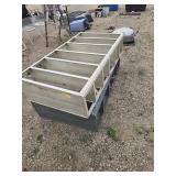 2 metal shelves. 12x30x56'