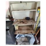 Garage shelf stand