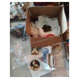 Box of sun catchers and stands