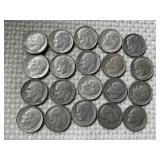 20 Silver Dimes - Pre-1965