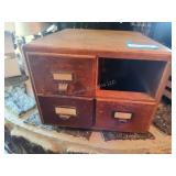 Card catalog missing 1 drawer