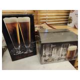 4 "Clipper" beer mugs and 2 glasses