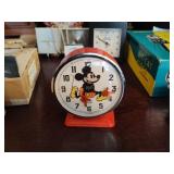 Mickey Mouse wind up alarm clock Bayard France