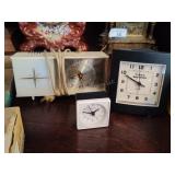 3 electric clocks