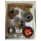 12 Costume Jewelry Pins