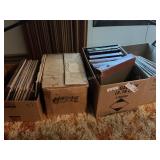 4 Boxes Vintage Records - 1940s era