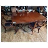 Dining table and 6 chairs