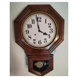 Sessions Clock Co regulator wall clock