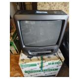 Small TV and converter box