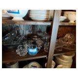 Lot of glassware - all on shelf