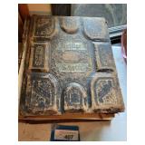 Antique Bible in German - Cover Detatched