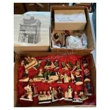 3 Boxes Christmas Village Decor