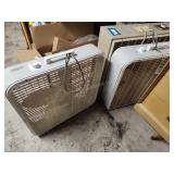 3 box fans