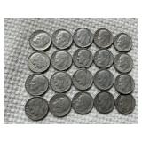 20 Silver Dimes - Pre-1965