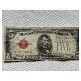 1928 Five Dollar Bill