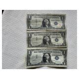 3 Silver Certificates