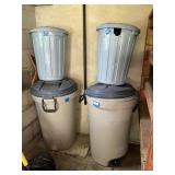 4 Trash Cans - As-Is