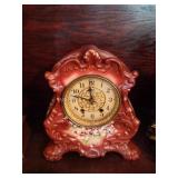 Ceramic shelf clock