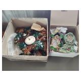 Ceramic clock decor 3 pcs