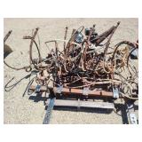 Tines with sprayer parts