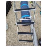 Boat ladder, carpet and linoleum