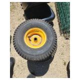 3 mower wheels