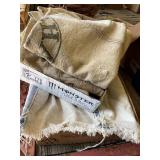 2 Flats Grain Sacks & Other