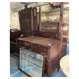 Vintage Dresser with Mirror - 40' wide x 63ï¿½ high