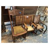 3 Antique Rocking Chairs - (2 Childrenï¿½s)