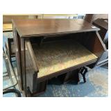 Antique Desk - 38 x 39 x 23'