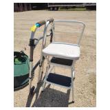 Stool and walker