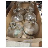 6 glass jugs