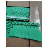 1000 green ear tags