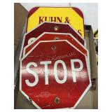 Assorted Signs - 12' wide
