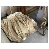 Drapes & Curtain Rod - 80' wide Drapes